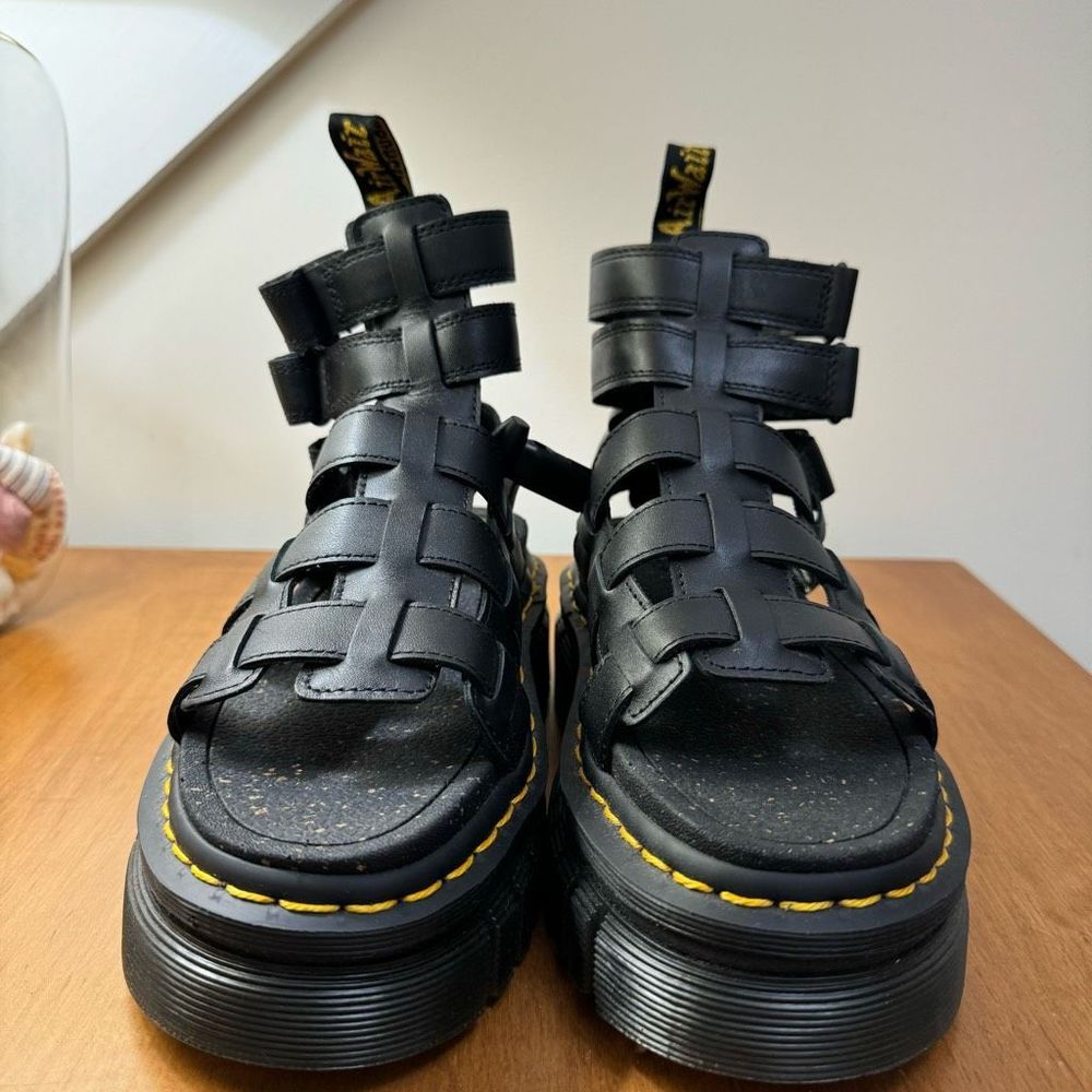 Dr. Martens Women's Ricki Nappa Lux leather Gladiator - Picture 6 of 8